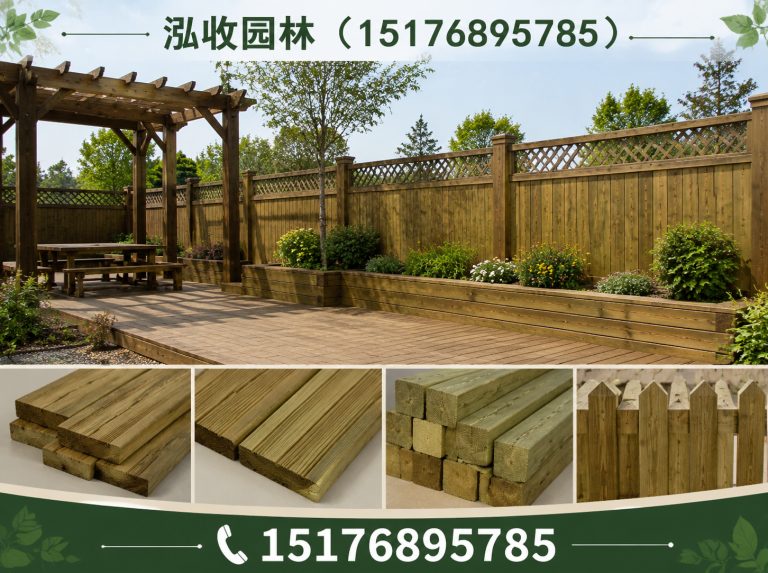 滁州京津冀防腐木工程展示图